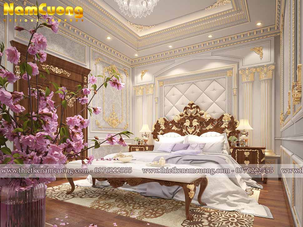 nội thất phòng ngủ hoàng gia