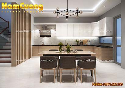 Mẫu nội thất phòng bếp hiện đại, đẹp mắt tại Quảng Ninh
