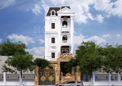 Thiết kế biệt thự lâu đài ở Ninh Bình