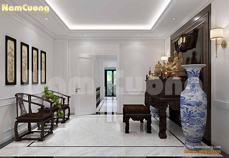 Mẫu thiết kế nội thất biệt thự tân cổ điển tại Quảng Ninh