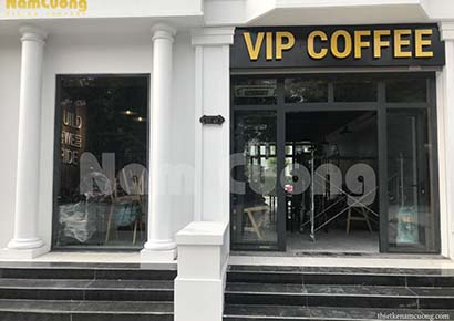 Thi công quán cafe VIP Vinhome tại Hải Phòng