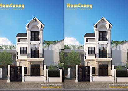 Thiết kế biệt thự phố mini đẹp tại Quảng Ninh