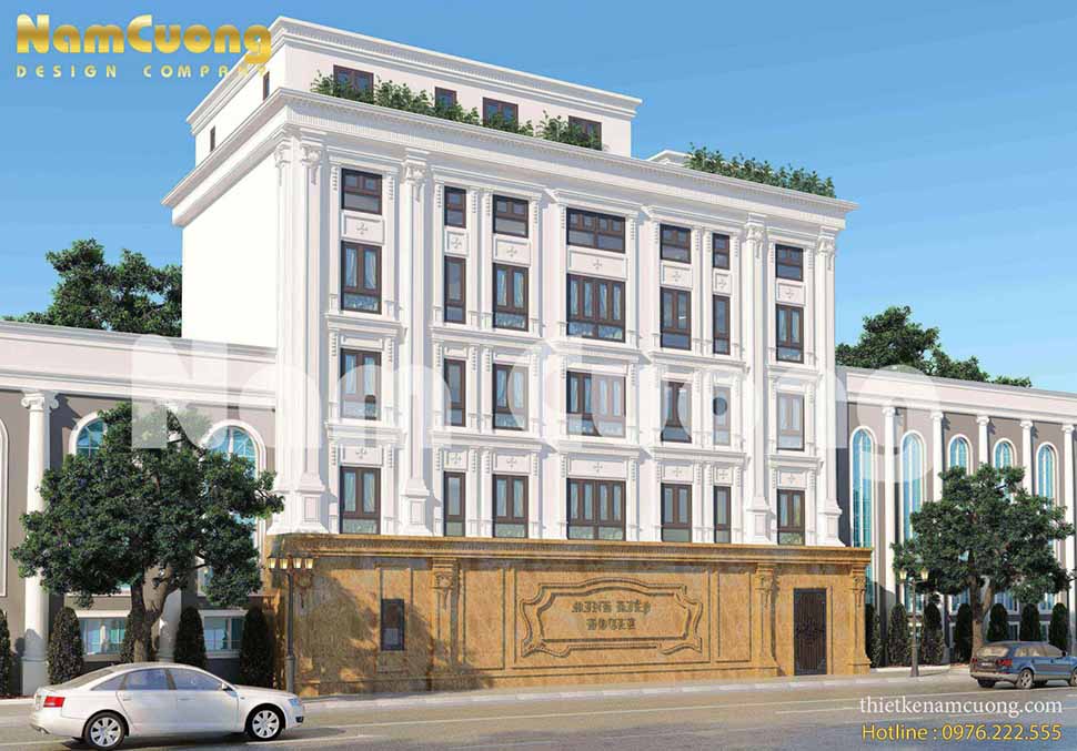 Thiết kế khách sạn 300m2 ở Quảng Ninh