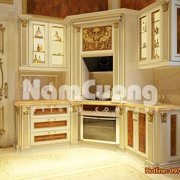 Thiết kế nội thất phòng bếp kiểu Pháp